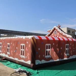 Air Science 8x8x2m Gingerbread Christmas Inflatable Maze - product view 4
