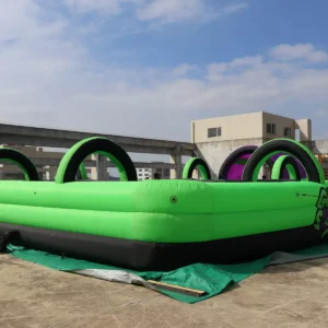 Air Science 10x10m Green and Purple Game Open-Top Inflatable Maze - product view 3