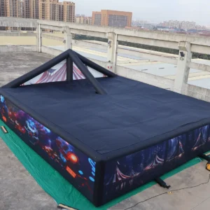 Air Science 10x10x2m Black Circus Covered Inflatable Maze - product view 4