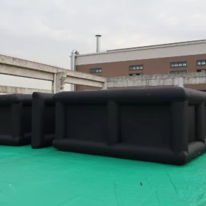 Air Science 10x10x2m Plain Black Open-Top Inflatable Maze - product view 4