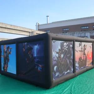 Air Science 4x9x2m Pirate Open-Top Inflatable Maze - product view 2