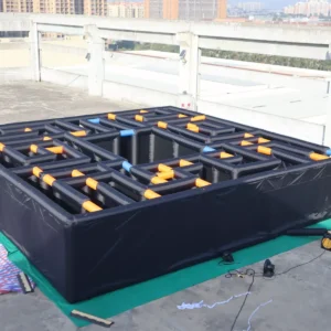 Air Science 10x10x2m Black Covered Inflatable Route Maze - product view 1