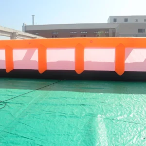 Commercial Inflatable Maze - Orange Pink Low Wall Open Top - product view 5