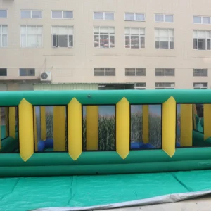 Commercial Inflatable Maze - Green Yellow Corn Open Top - 7 x 7m - P117 - product view 3