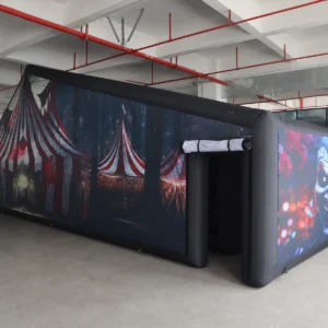 Commercial Inflatable Maze - Haunted Circus Gable Covered - product view 1
