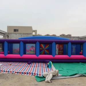 Commercial Inflatable Maze - Colorful Fun House Open Top - product view 6
