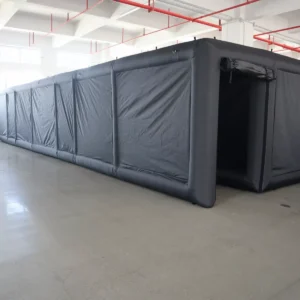 Commercial Inflatable Maze - Plain Black Dual Passage Covered - product view 4