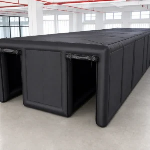 Commercial Inflatable Maze - Plain Black Dual Passage Covered - product view 1