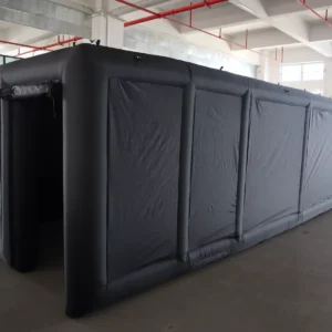 Commercial Inflatable Maze - Plain Black Dual Passage Covered - product view 6