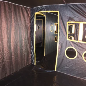 Commercial Inflatable Maze - Black Red Blue Laser Arena Covered - product view 4