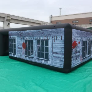 Commercial Inflatable Maze - Gray Blood Window Open Top - 10 x 10m - P129 - product view 4