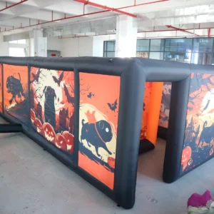 Commercial Inflatable Maze - Orange Animal Halloween Open Top - product view 1