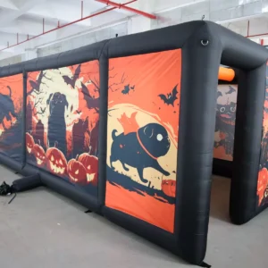 Commercial Inflatable Maze - Orange Animal Halloween Open Top - product view 2