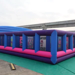Commercial Inflatable Maze - Colorful Carnival Funhouse - product view 5