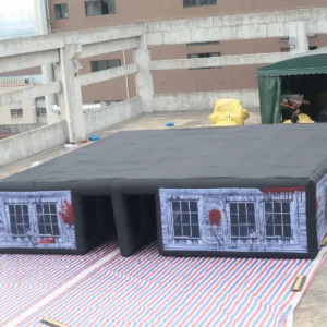 Commercial Inflatable Maze - Gray Blood Window Narrow - product view 4