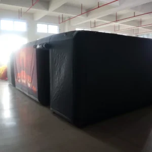 Commercial Inflatable Maze - Black Pumpkin Fully Covered - product view 5