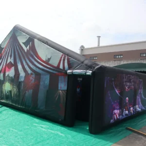 Commercial Inflatable Maze - Haunted Circus Gable Roof - 5 x 10m - P134 - product view 1