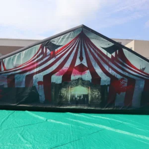 Commercial Inflatable Maze - Haunted Circus Gable Roof - 5 x 10m - P134 - product view 2