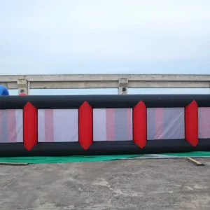 Commercial Inflatable Maze - Red Black White Mesh Open Top - product view 4