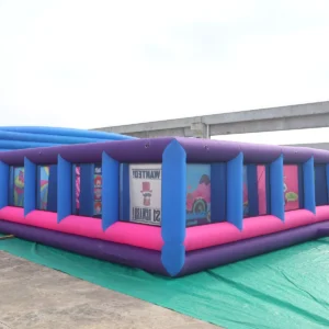 Commercial Inflatable Maze - Colorful Carnival Funhouse 10m - product view 5