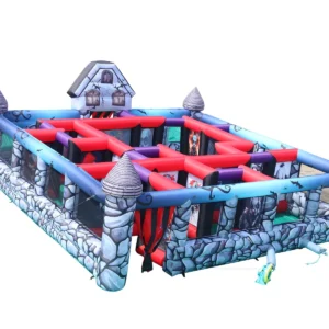 Commercial Inflatable Maze - Haunted Castle Open Top - product view 6