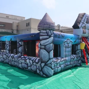 Commercial Inflatable Maze - Haunted Castle Open Top - product view 1