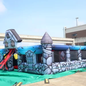 Commercial Inflatable Maze - Haunted Castle Open Top - product view 4