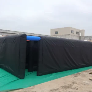 Commercial Inflatable Maze - Plain Black Open Top - 10 x 10m - P140 - product view 4