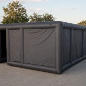 Commercial Inflatable Maze - Plain Black Fully Covered - product view 3