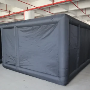 Commercial Inflatable Maze - Plain Black Fully Covered - product view 2