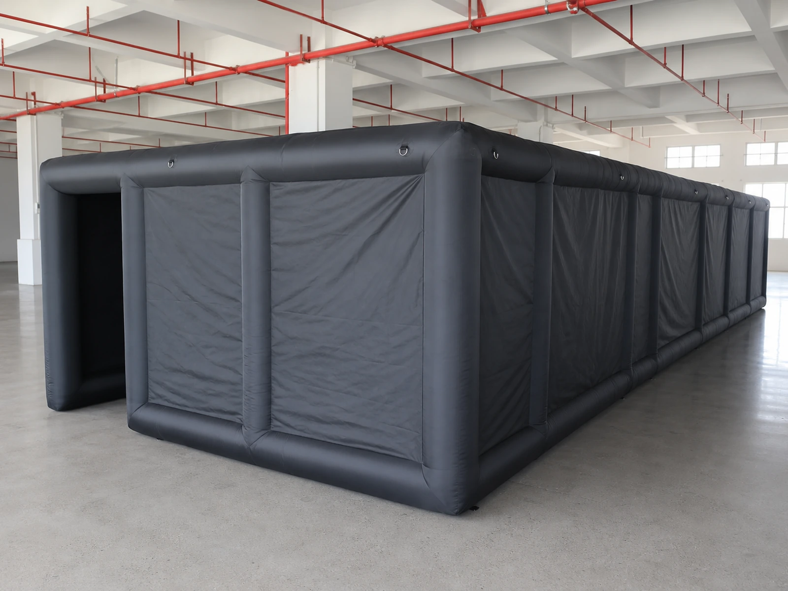 Commercial Inflatable Maze - Plain Black Fully Covered - product view 1