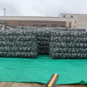 Commercial Inflatable Maze - Gray Camouflage Open Top - product view 5