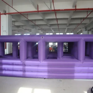 Commercial Inflatable Maze - Purple Yellow Open Frame - product view 6