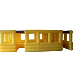 Commercial Inflatable Maze - Yellow Purple Open Frame - product view 2