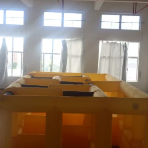 Commercial Inflatable Maze - Yellow Purple Open Frame - product view 6