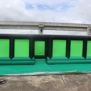 Commercial Inflatable Maze - Black Green Open Top Obstacle Route - product view 4