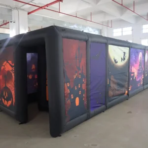 Commercial Inflatable Maze - Halloween Twin Entry Covered - product view 2