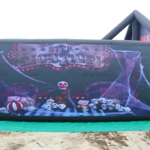 Commercial Inflatable Maze - Clown House Gable Covered - product view 5