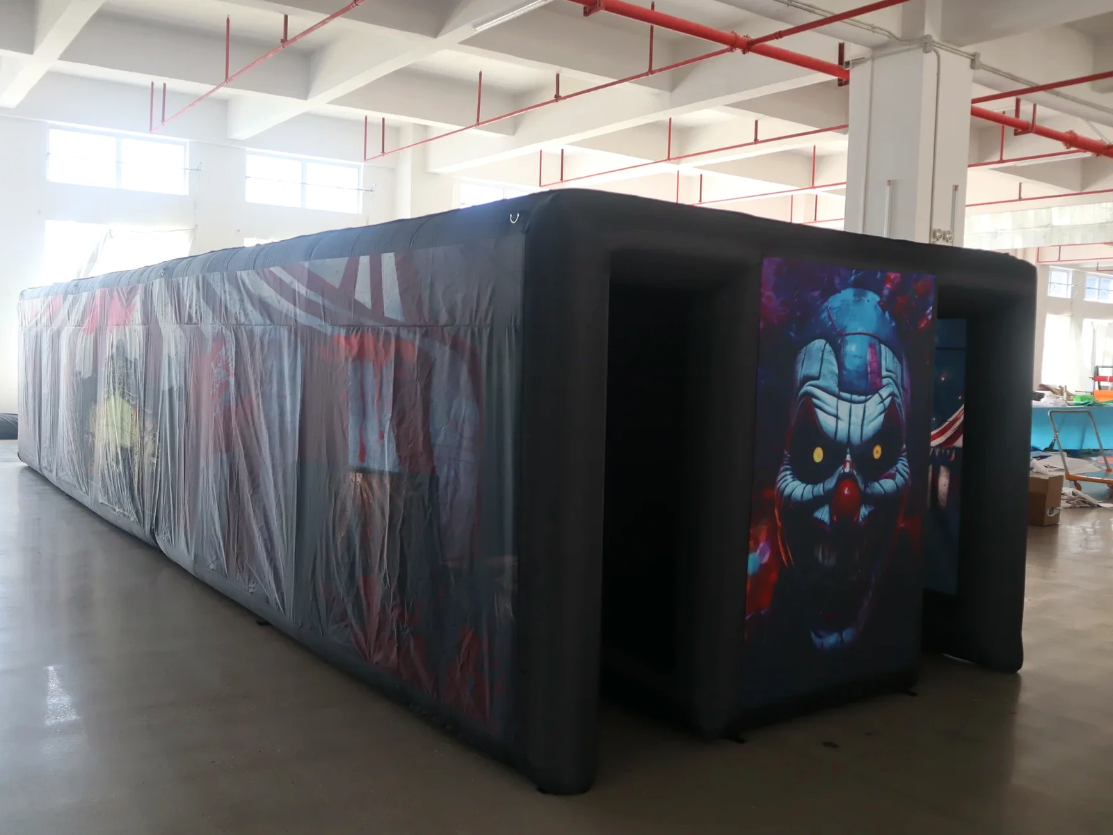 Commercial Inflatable Maze - Clown Twin-Passage Covered Tunnel - product view 1
