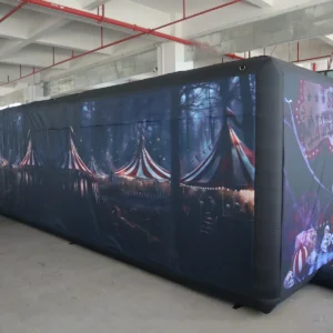 Commercial Inflatable Maze - Clown Twin-Passage Covered Tunnel - product view 4