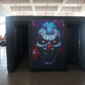 Commercial Inflatable Maze - Clown Twin-Passage Covered Tunnel - product view 2