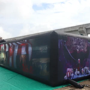 Commercial Inflatable Maze - Circus Removable Roof Double Passage - product view 4