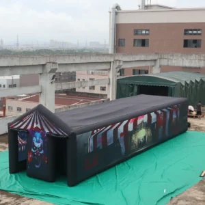 Commercial Inflatable Maze - Circus Removable Roof Double Passage - product view 1