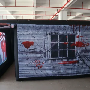 Commercial Inflatable Maze - Haunted Circus Flat Roof - 4 x 6m - P163 - product view 2