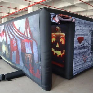 Commercial Inflatable Maze - Haunted Circus Flat Roof - 4 x 6m - P163 - product view 1