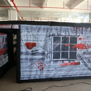 Commercial Inflatable Maze - Haunted Circus Flat Roof - 4 x 6m - P163 - product view 3