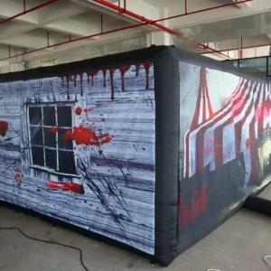 Commercial Inflatable Maze - Haunted Circus Flat Roof - 4 x 6m - P163 - product view 5