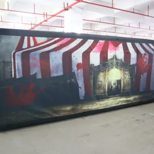 Commercial Inflatable Maze - Circus Double Passage Flat Roof - product view 3