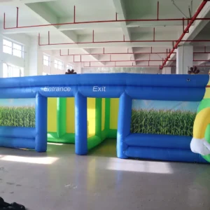 Commercial Inflatable Maze - Corn Character Open Top - product view 1