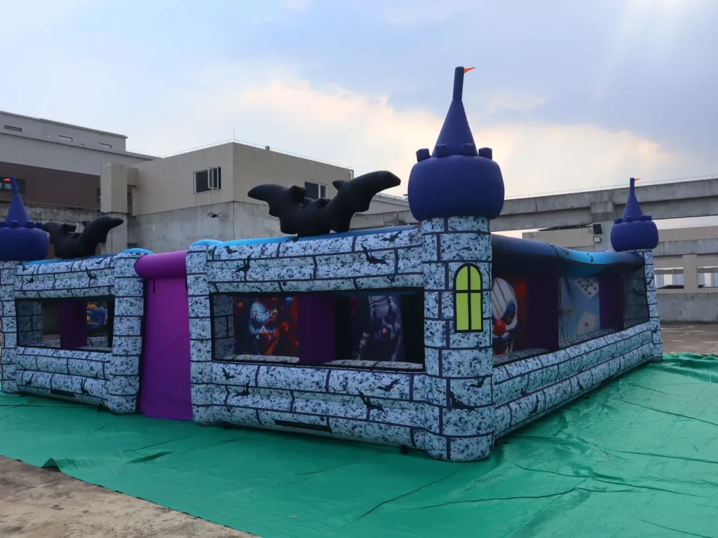 Commercial Inflatable Maze - Witch Castle Open Top